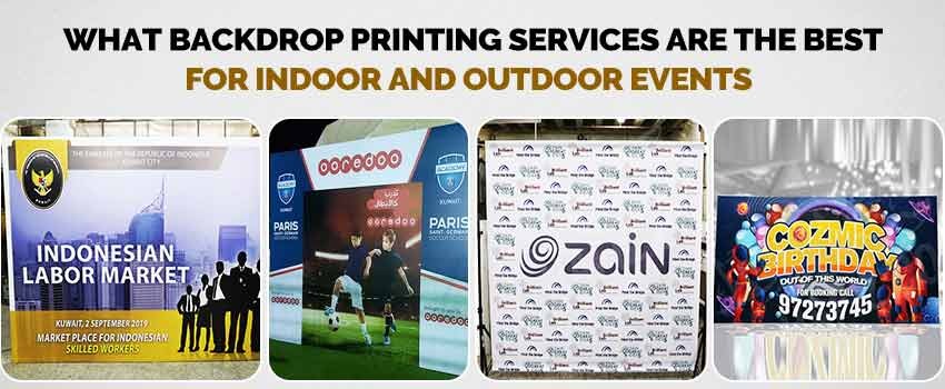 Backdrop Printing Services are the Best for Indoor and Outdoor
