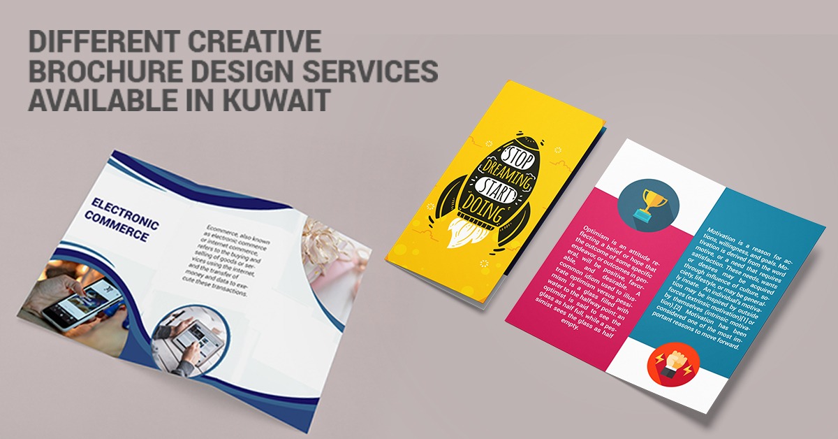 Different Creative Brochure Design Services Available