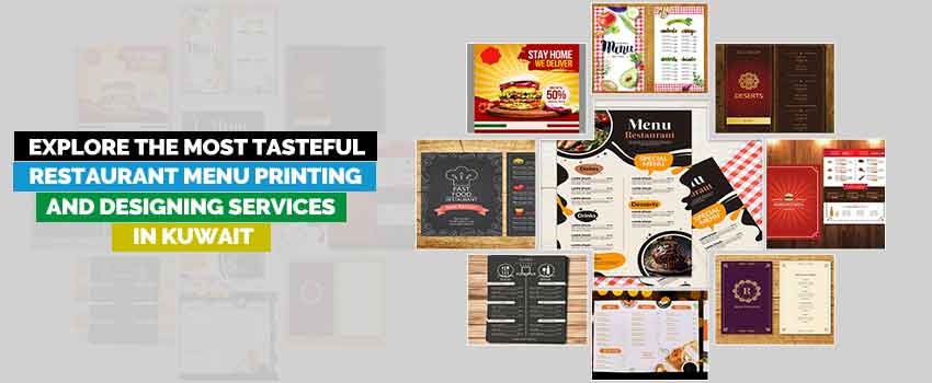 Tasteful Restaurant Menu Printing and Designing Services
