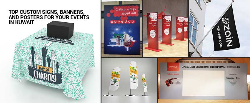 Top Custom Signs, Banners, and Posters for Your Events in Kuwait