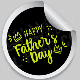 Father’s Day Customized Sticker Printing