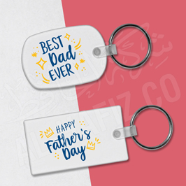 Happy Fathers Day Keychain