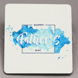 Happy Fathers Day Tea Coaster