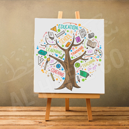Teacher Day Customized Canvas Printing