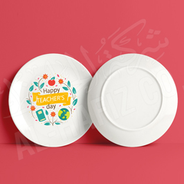 Happy Teachers Day Plates 