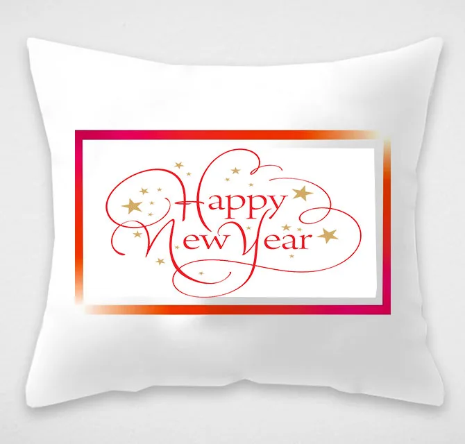 New Year Cushion Covers