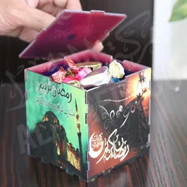 تخصيص صنودق أكرليك لمناسبة القرقيعان