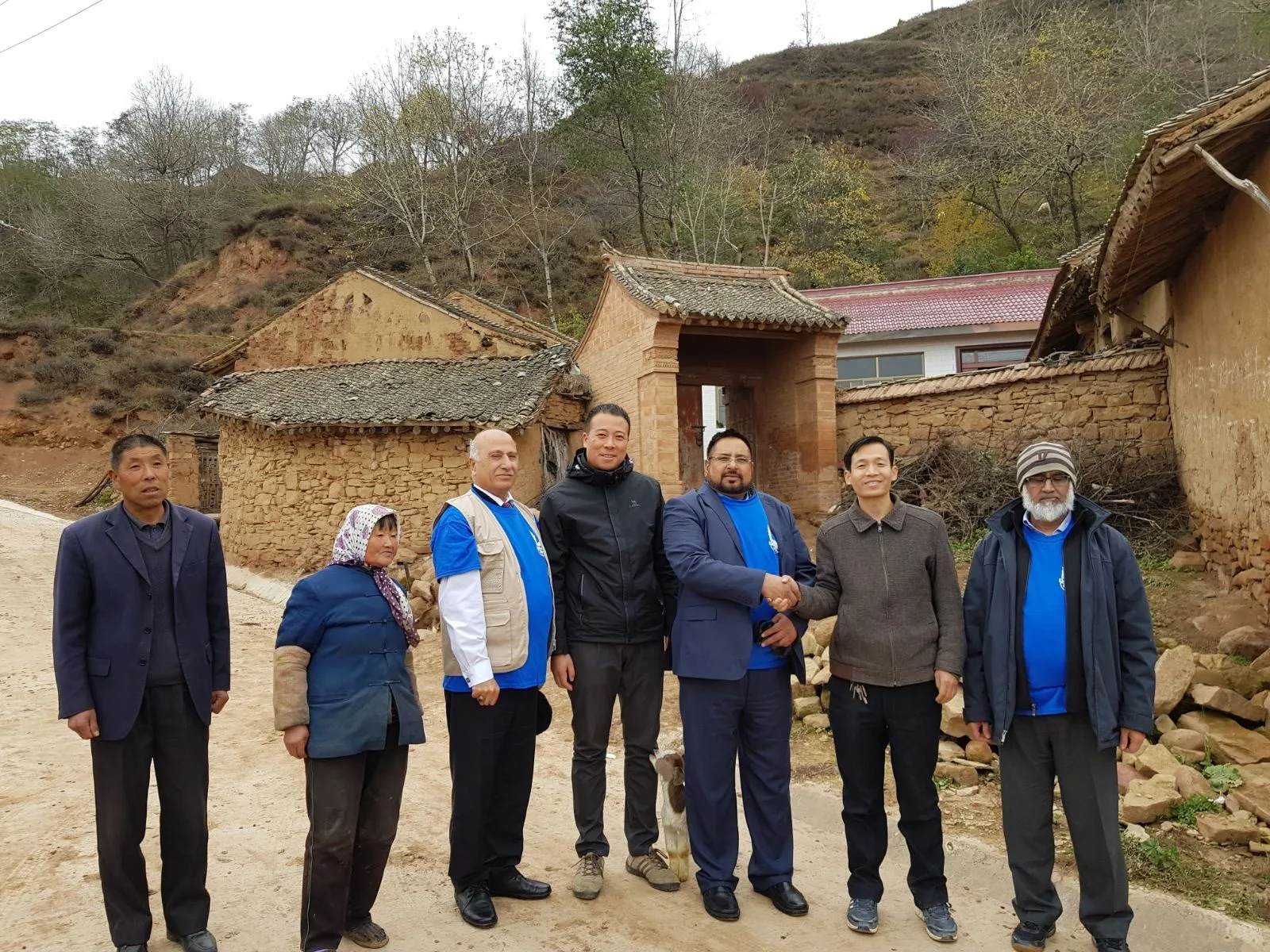 Mr Hafiz Muhammad Shabbir's visit to the Housing Project in China, funded by Zakaat House Kuwait