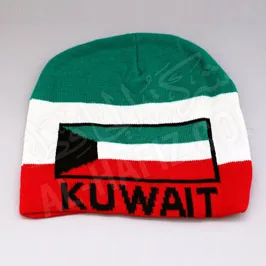 Wool Cap Kuwait Flag