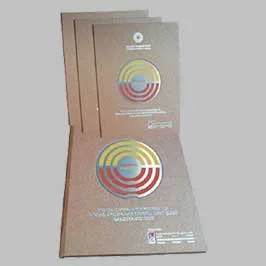 Binding with Laser Cut with metal finish Binding with Laser Cut with metal finish