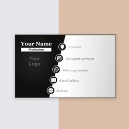 Company Logo business card Template