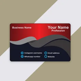 Traditional business card Template
