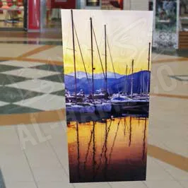 Transparent Acrylic Canvas with Sticker Printing Transparent Acrylic Canvas with Sticker Printing
