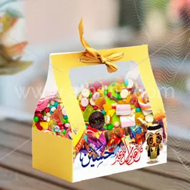 Printed Sweets Box with Window