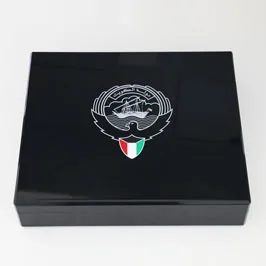 DTF Printed Logo on Black Gift Box DTF Printed Logo on Black Gift Box