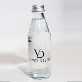 DTF Printed Logo on Glass Water Bottle DTF Printed Logo on Glass Water Bottle