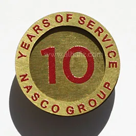 DTF Printed Years of Service Medal DTF Printed Years of Service Medal