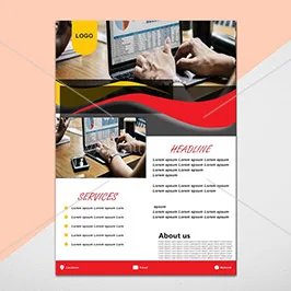 قالب فلاير بتصميم مميز