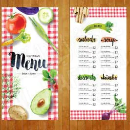 Hotel Menu Card - Embossing