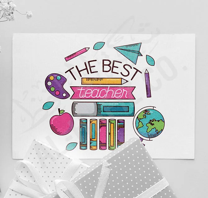 Best Teacher Greeting Card Printing