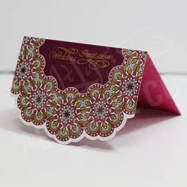 Invitation Card Maroon Floral Invitation Card Maroon Floral