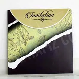 Invitation Card - Purple/Golden Invitation Card - Purple/Golden