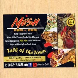Hotel Menu Digital Printing with Spot Gold and Clear Ink