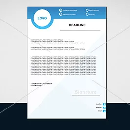 Business letterhead template Business letterhead template