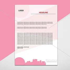 Modern letterhead Template Modern letterhead Template