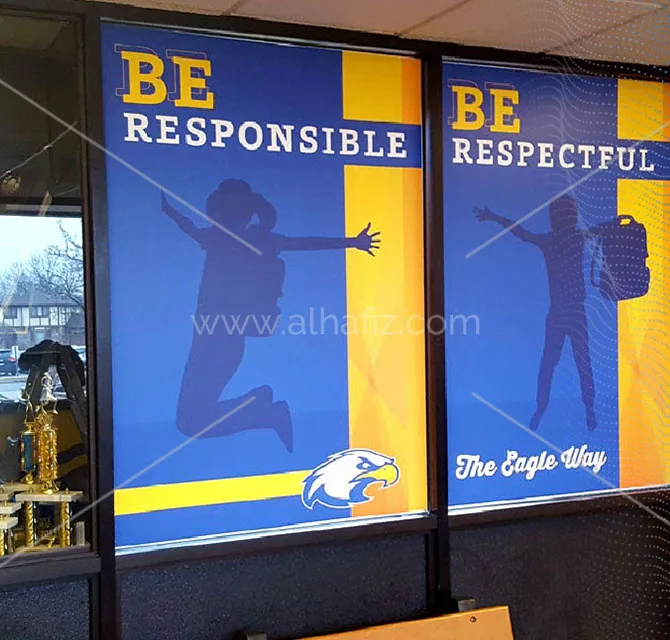 School Window Graphics – Values