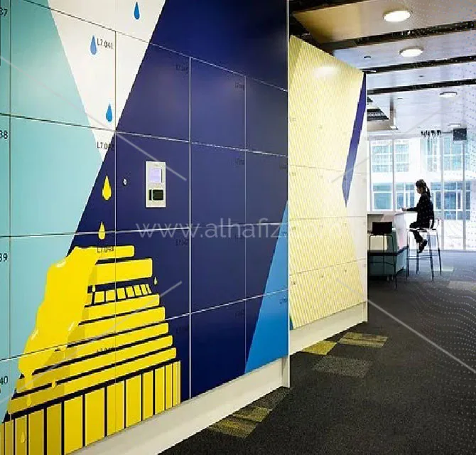 Wall Mural Graphics for School Lounges