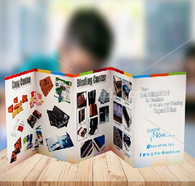 Digital printed Trifold Brochure 
