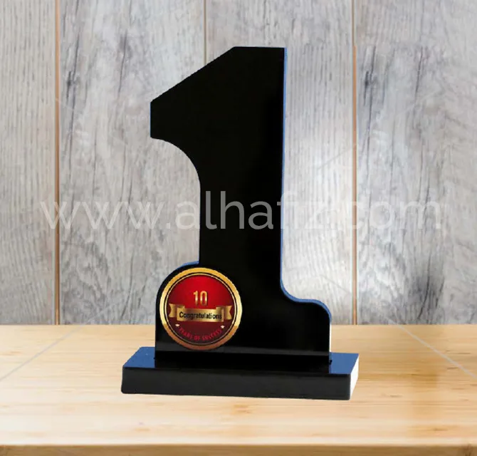 School Black Number 1 Award