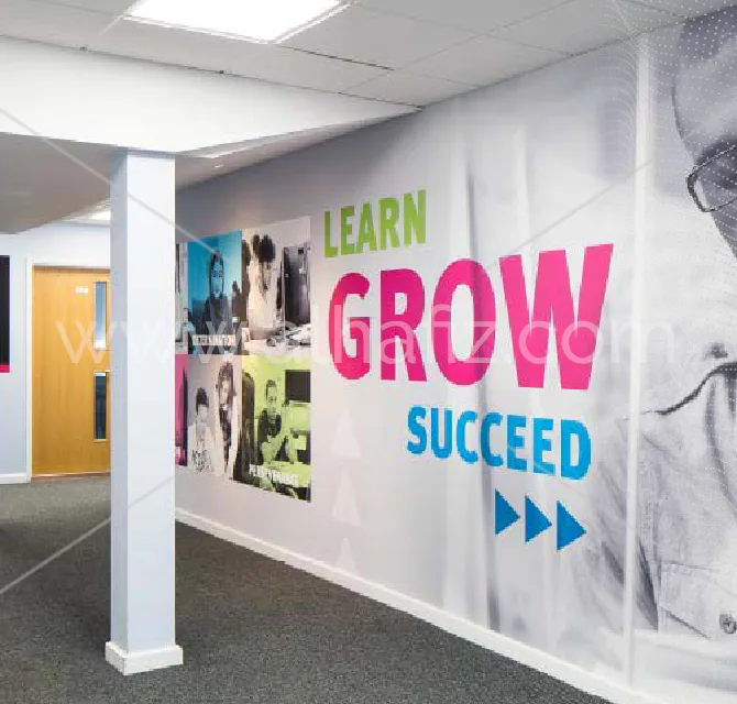 Learn Grow Succeed Wall Mural