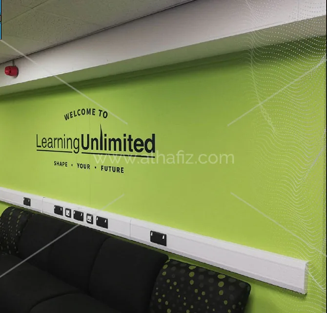 School Reception Welcome Lettering