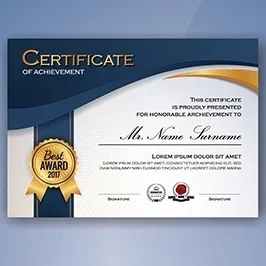 Certificate Printing 6
