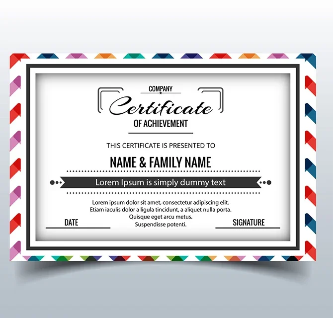 Certificate Printing 7