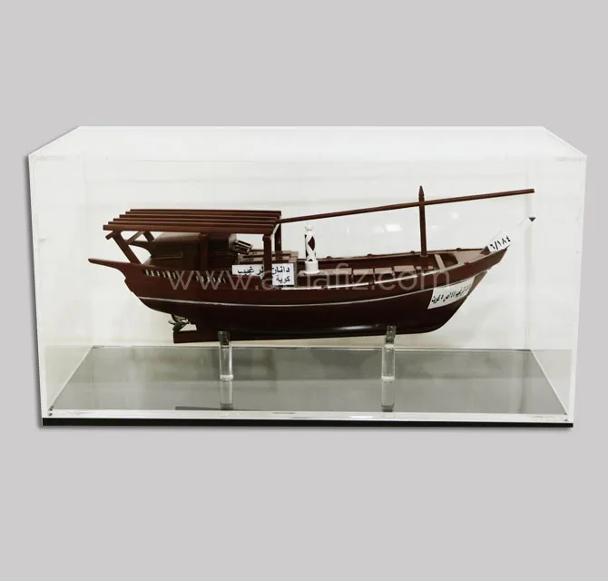 Wooden Boat Decor Acrylic Boxes