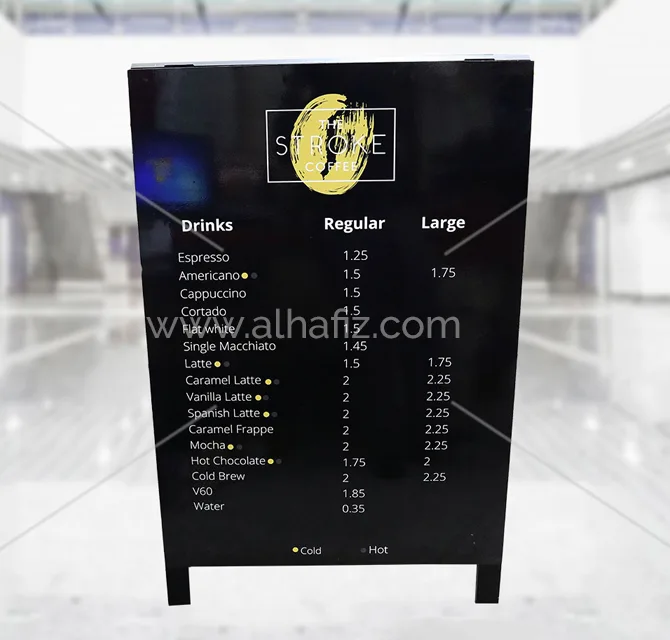 Prices Display Stand 