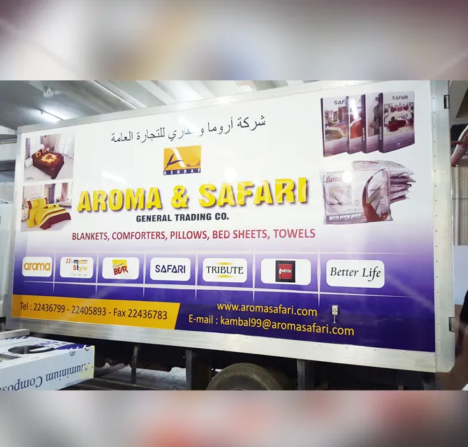 Promotional Graphic Wraps for Truck 