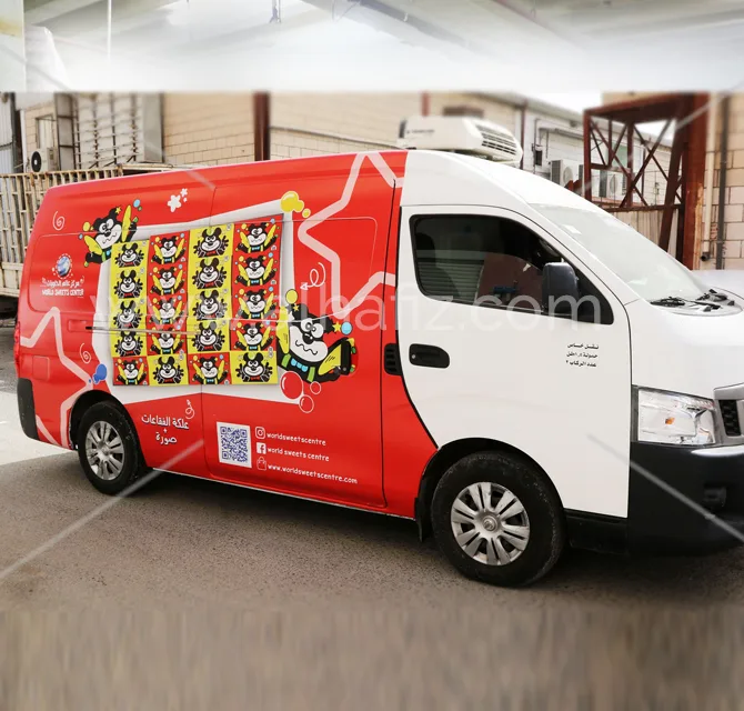 Wrap decals for Vans