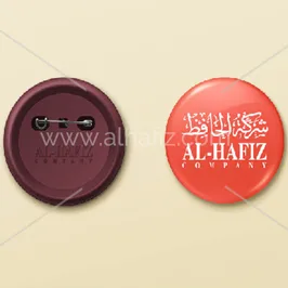 Logo Button Badges – Pin Back