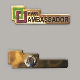   Metal Color Filled Name Badge