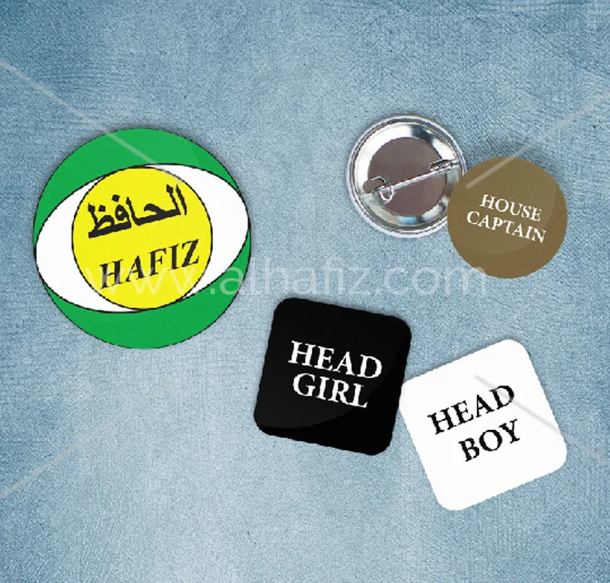 School Role Button Badges – Head Boy & Head Girl