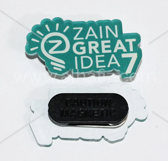 Shaped Magnetic Logo Badge