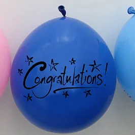 Customized Balloon Blue – Congratulations Customized Balloon Blue – Congratulations