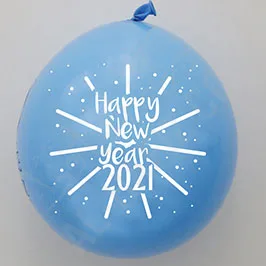Customized Balloon Blue – Happy New Year Customized Balloon Blue – Happy New Year