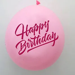 Customized Balloon Pink – Happy Birthday Customized Balloon Pink – Happy Birthday