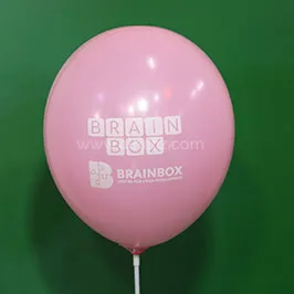 Logo Printed Pink Balloon Logo Printed Pink Balloon