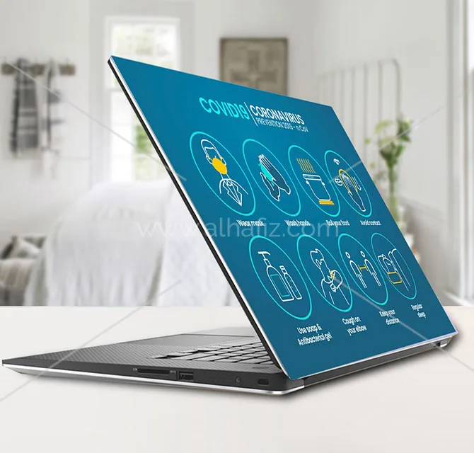 Laptop Skin – COVID-19 Awareness Design